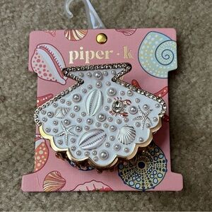 Piper K Sea Shell Hair Clip NWT